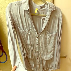 Free People Button Up : Long Sleeve